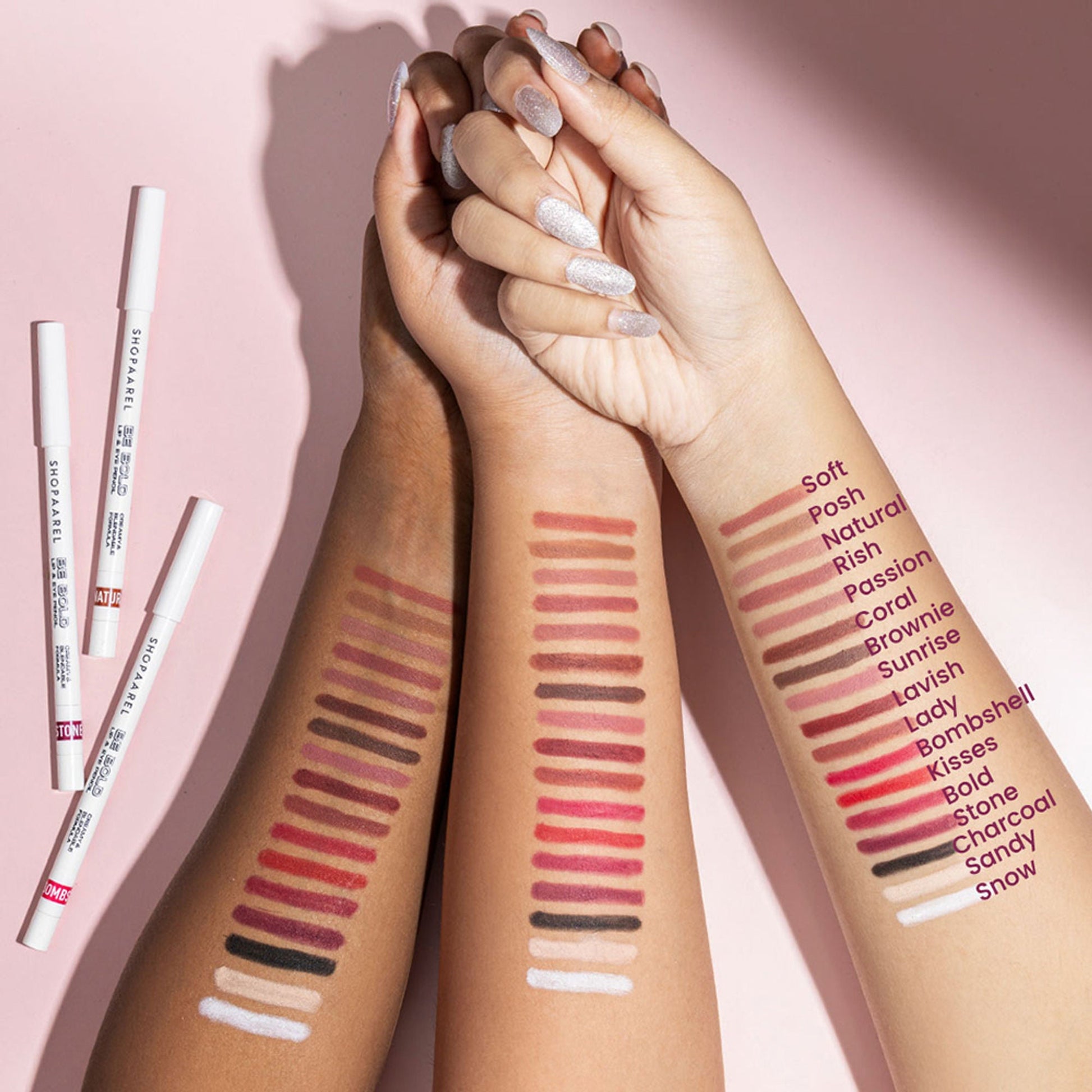 Shopaarel Be Bold Lip & Eye Pencil - Soft