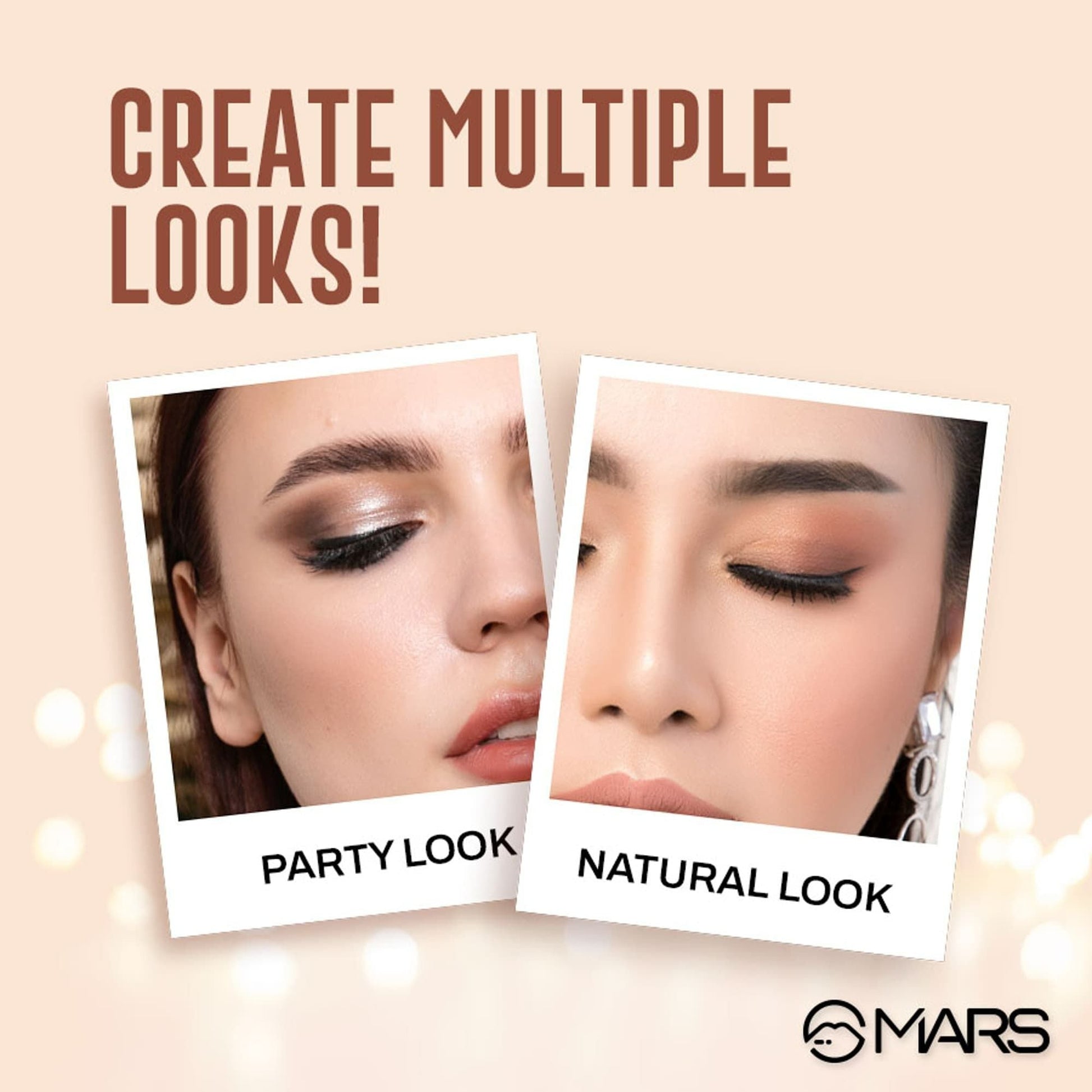 MARS Cosmetics Blooming Matte & Shimmer Eyeshadow Palette - 02 Dahlia 