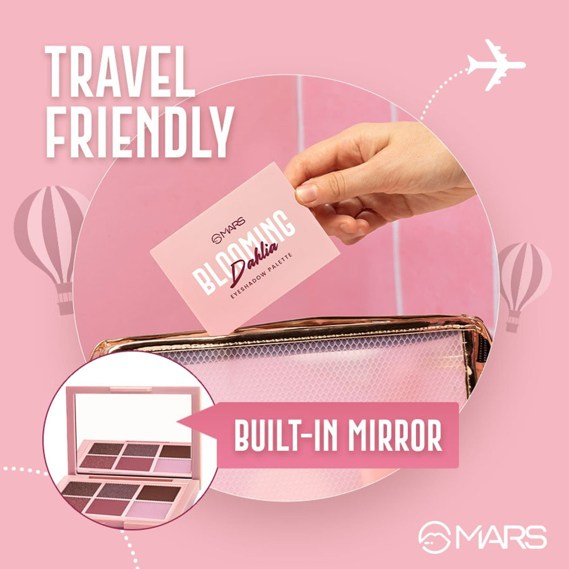 MARS Cosmetics Blooming Matte & Shimmer Eyeshadow Palette - 03 Imperial 