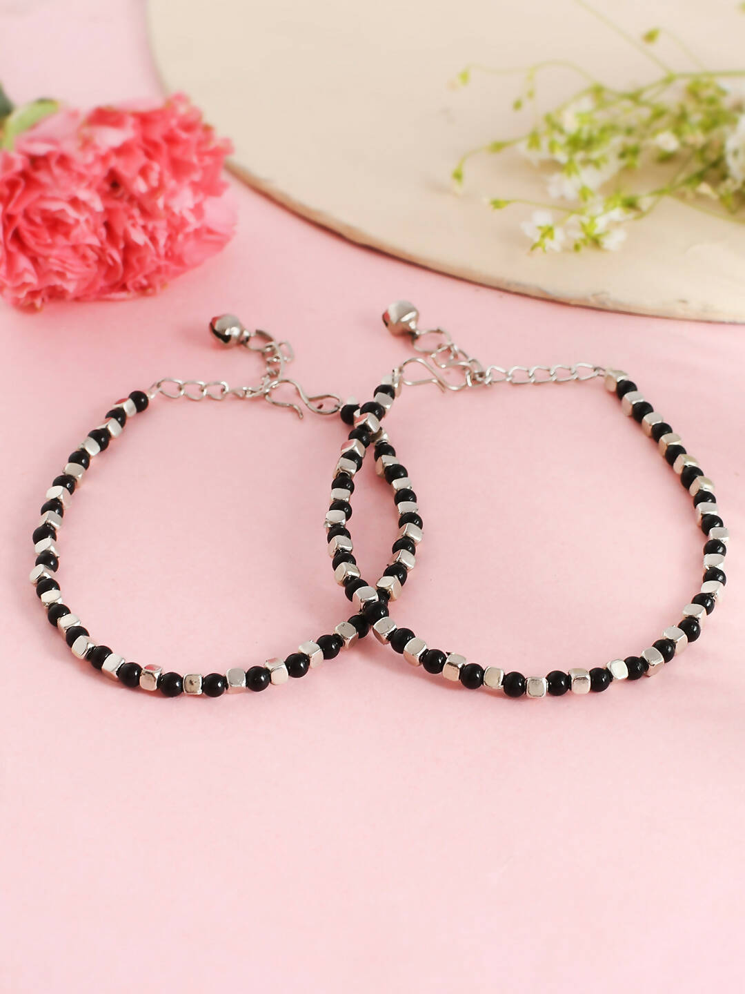 VOJ Women Multi Color stainless steel Anklet  Grab2Buy VOJ Grab2Buy