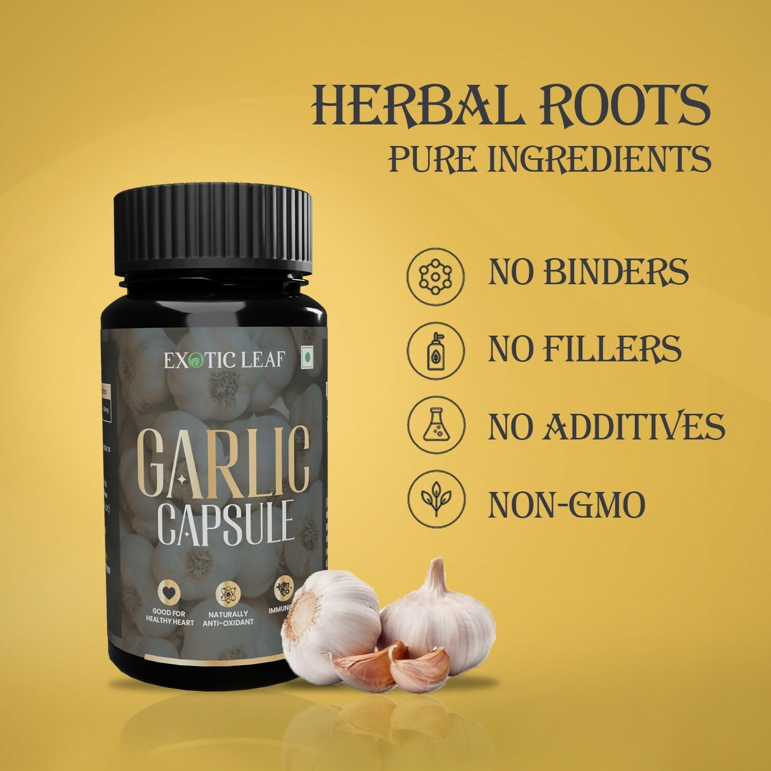 Exotic Leaf Garlic Capsules Exotic Leaf