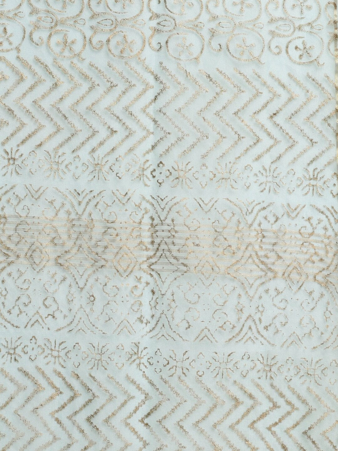 HERE&NOW Ethnic Motifs Printed Anarkali Kurta with Palazzos & Dupatta
