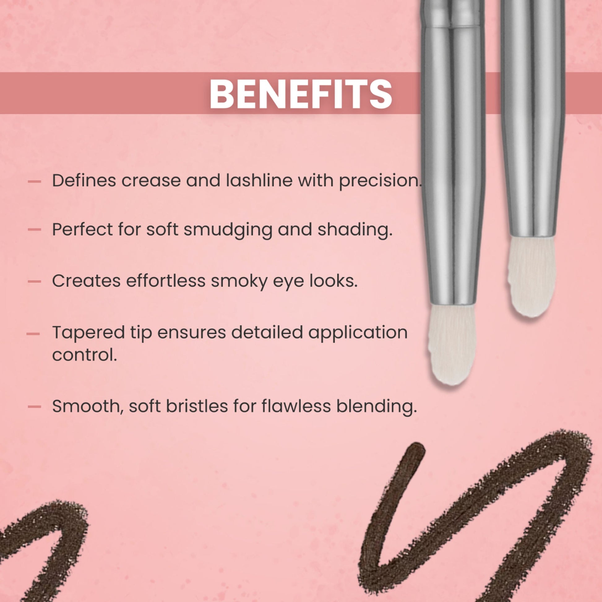 London Prime HD Pencil Brush - LP330 ( Formerly London Pride Cosmetics )