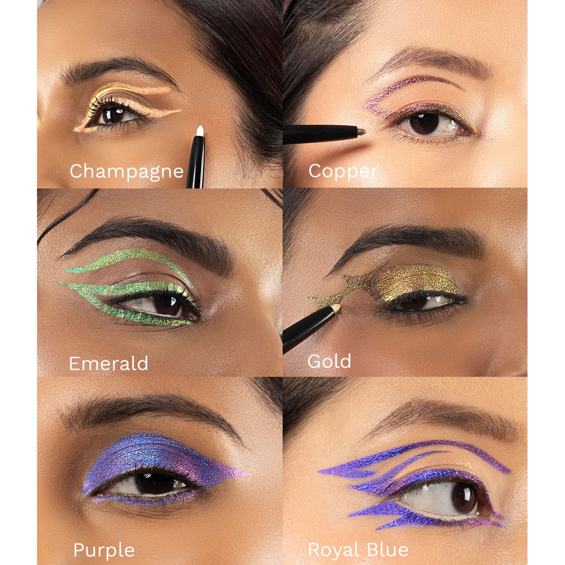 PAC Studio Duo Chrome Eye Pencil - Emerald