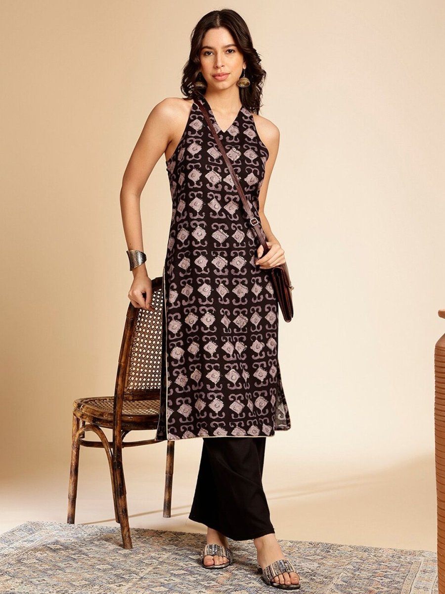 Anouk Ethnic Motifs Printed Kurta | Grab2Buy