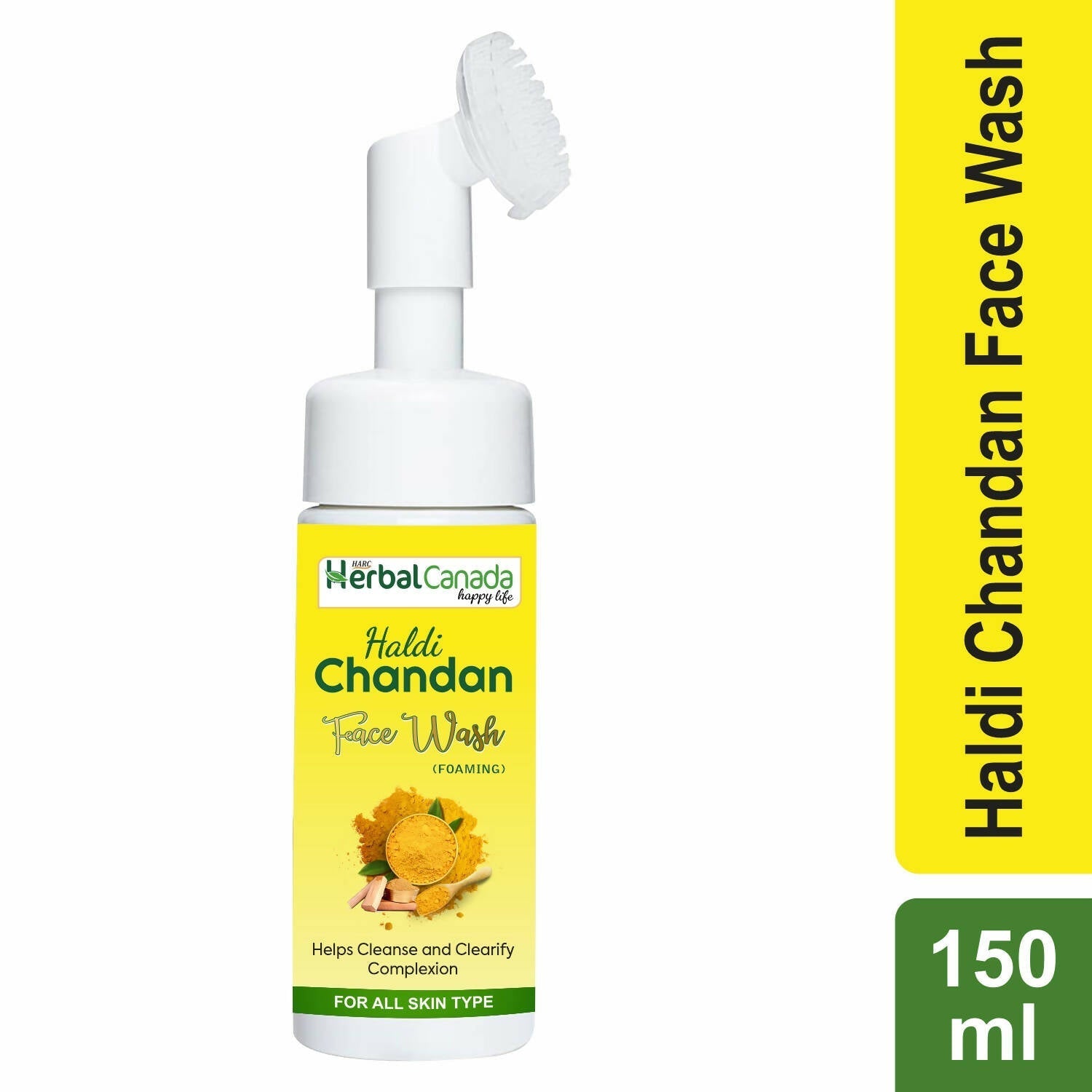 Herbal Canada Haldi Chandan Foaming Face Wash 
