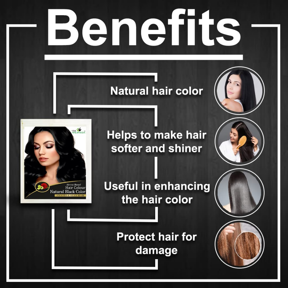 VedicAyurveda Henna Hair Color - Black  Grab2Buy VedicAyurveda Grab2Buy