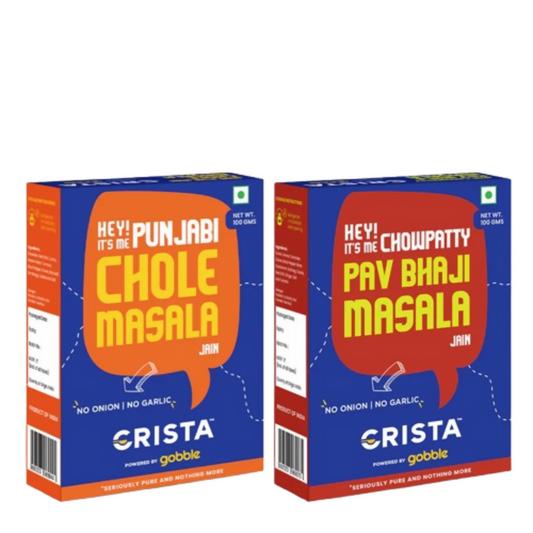 Crista Spices Jain Pav Bhaji and Jain Chole Masala