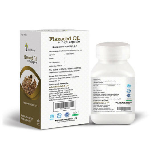 Four Seasons Flaxseed Oil Capsules - Grab2buy