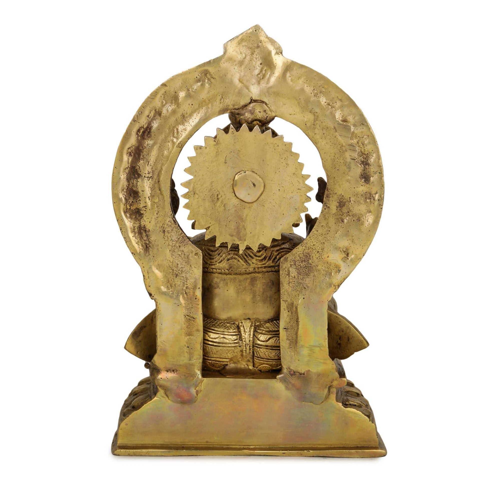 Devlok Maharaja Ganesha Pure Brass Idol - Grab2buy