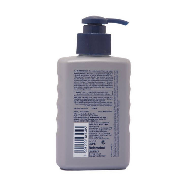 Nivea All in 1 Charcoal Face Wash 