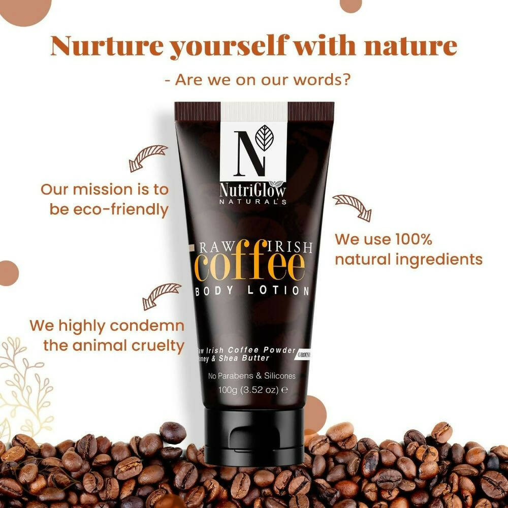 NutriGlow NATURAL'S Raw Irish Coffee Body Lotion 