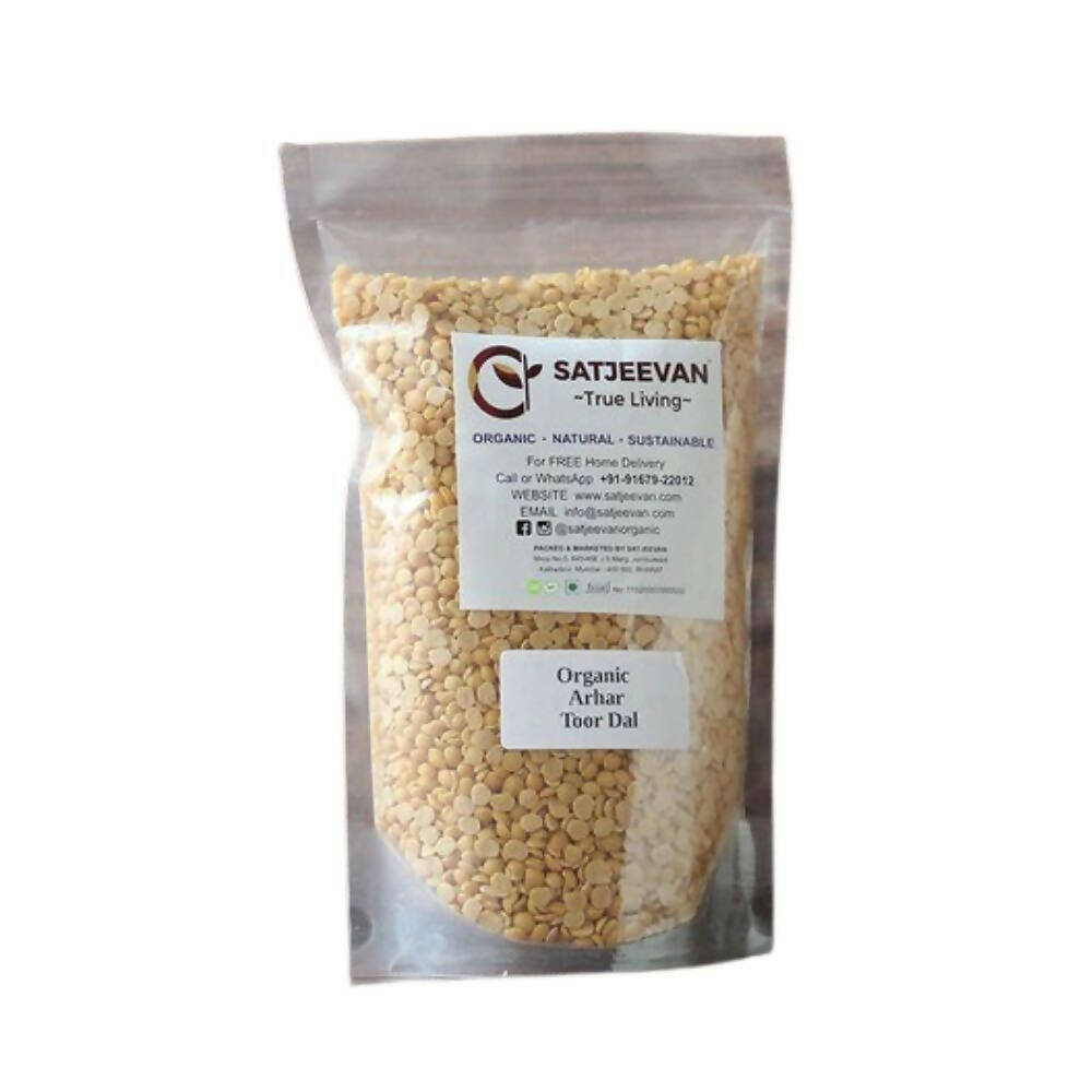 Satjeevan Organic Arhar Toor Dal - Grab2buy
