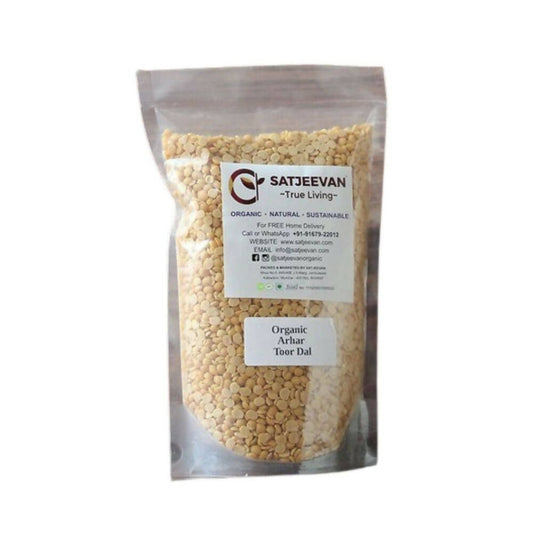 Satjeevan Organic Arhar Toor Dal - Grab2buy