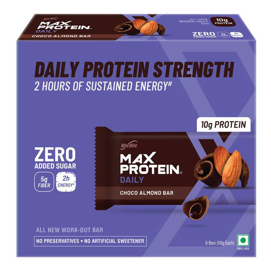 RiteBite Max Protein Daily Choco Almond Bar - Grab2buy