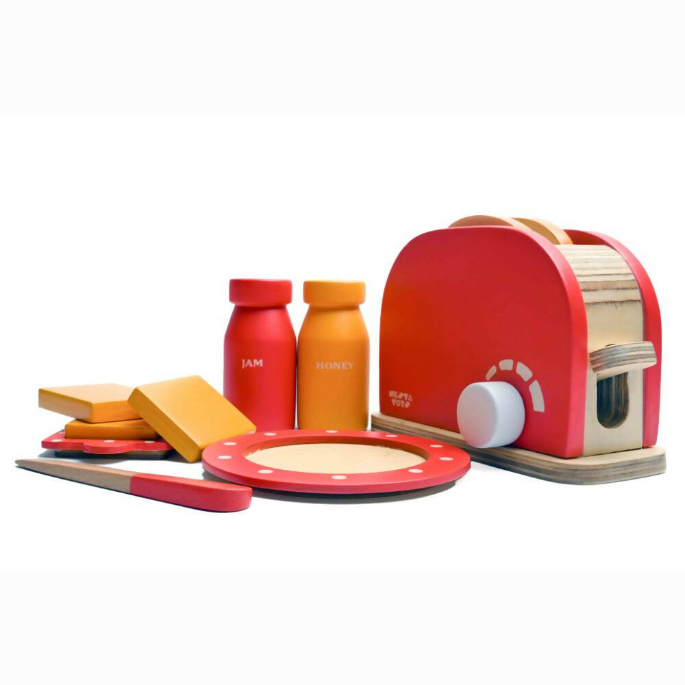 Nesta Toys Bread Pop-up Toaster Toy - Multicolor - Grab2buy