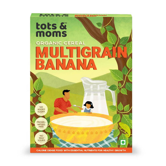 Tots and Moms Organic Multigrain Banana Cereal 