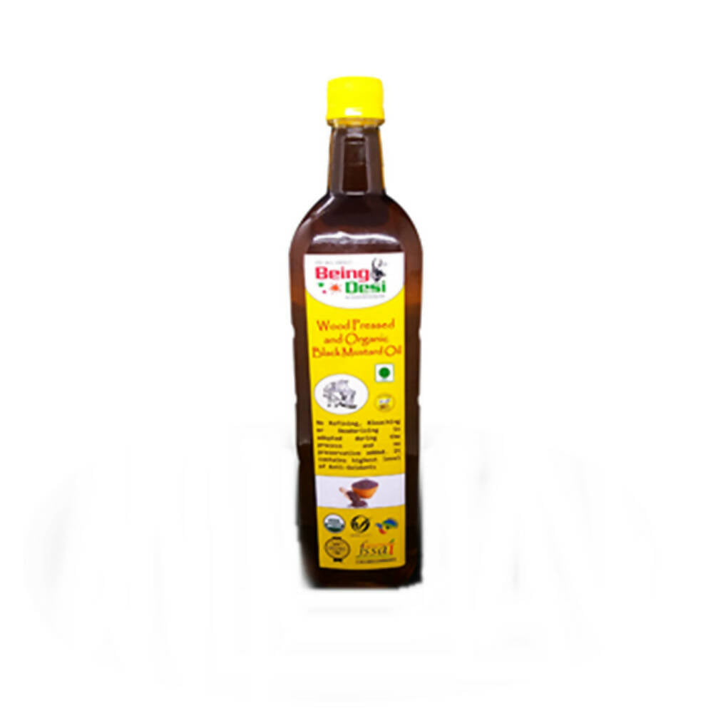 Being Desi Wood pressed Organic Black Mustard Oil 