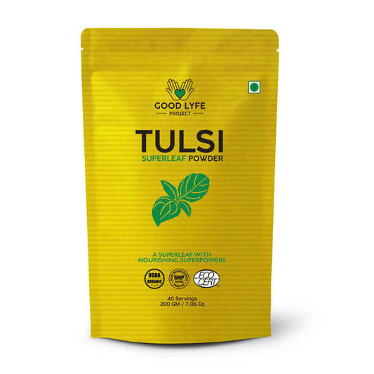 Good Lyfe Project Organic Tulsi Superleaf Powder 