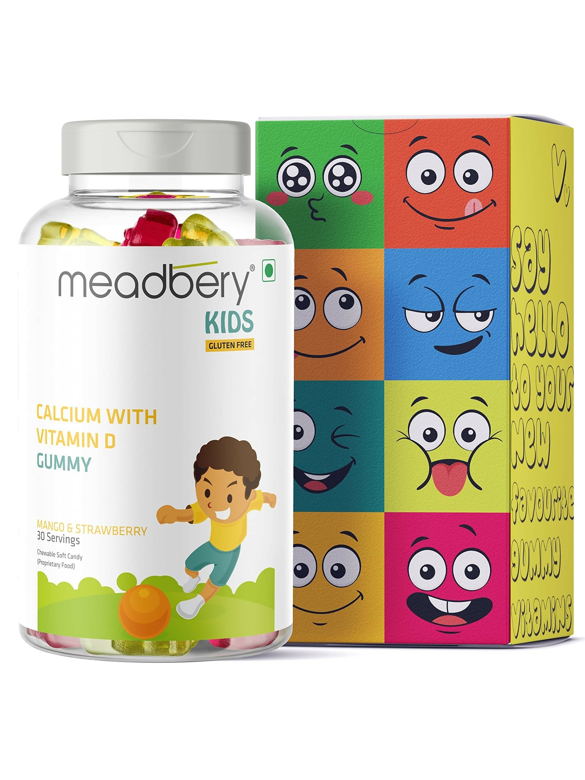 Meadbery Kids Calcium With Vitamin D Gummy 