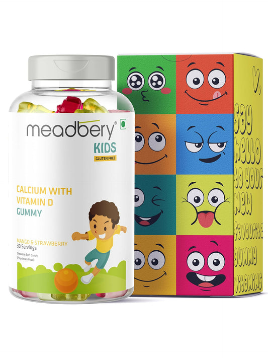 Meadbery Kids Calcium With Vitamin D Gummy 