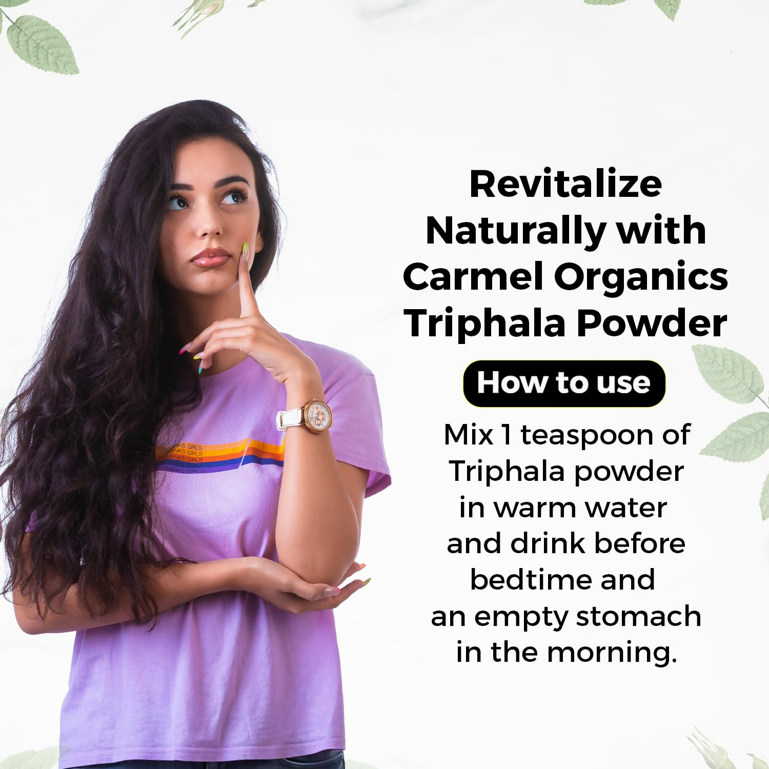 Carmel Organics Triphala Fruits Powder 
