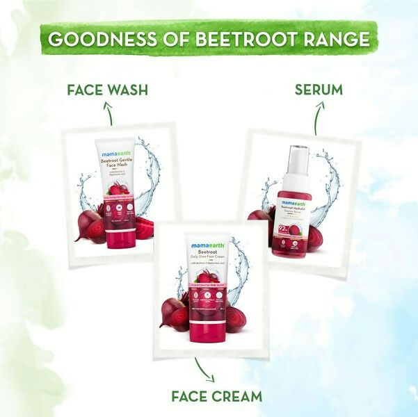 Mamaearth Beetroot Daily Glow Face Cream With Beetroot & Hyaluronic Acid - Swadesiicart
