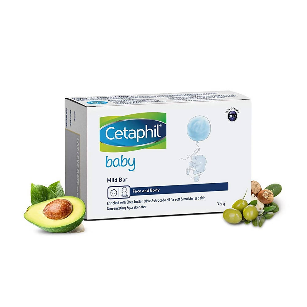 Cetaphil Baby Mild Bar Face & Body For Baby's Sensitive Skin 