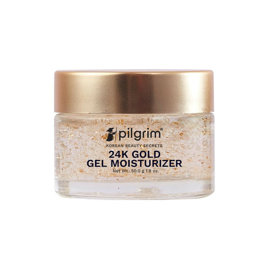 Pilgrim 24k Gold Gel Moisturizer, Reduces Dark Spots, Gives Luxurious Glow, Non-greasy - Limited Time Offer