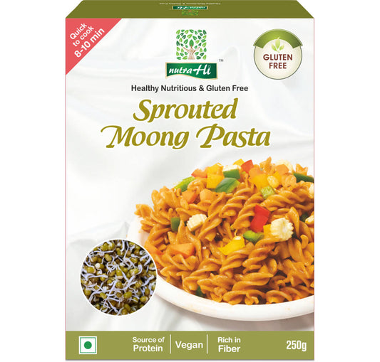 NutraHi Sprouted Moong Pasta 