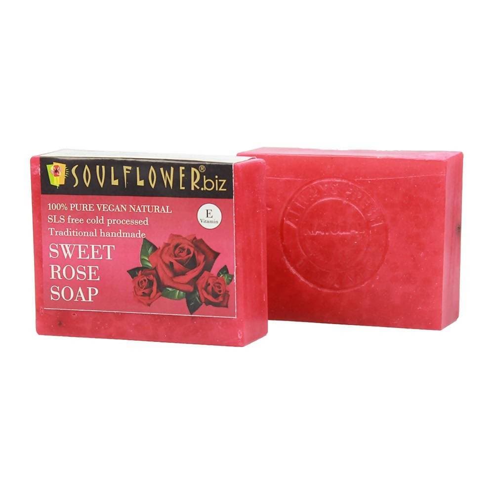 Soulflower Sweet Rose Handmade Soap - Grab2buy