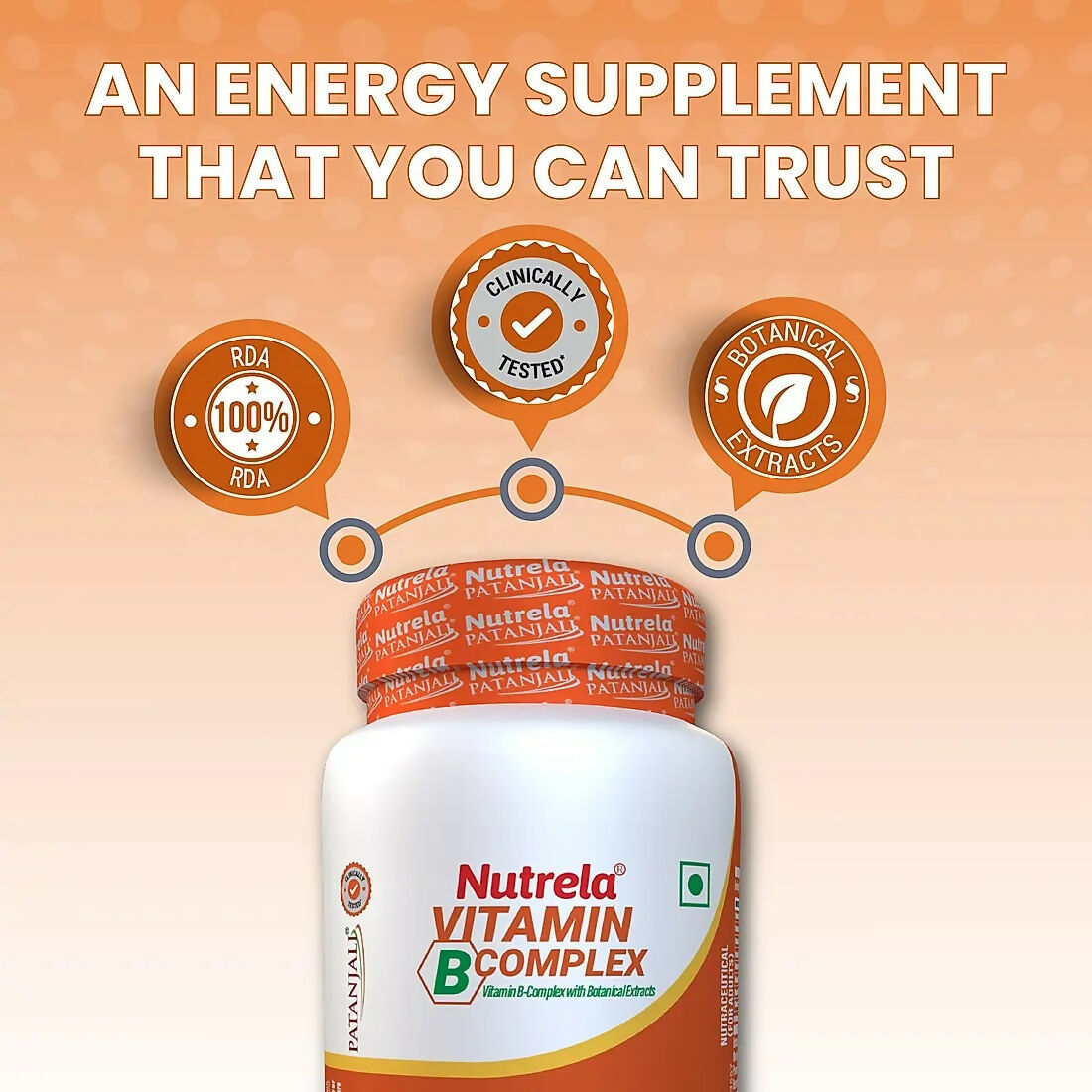 Patanjali Nutrela Vitamin B-complex Capsules Genie India