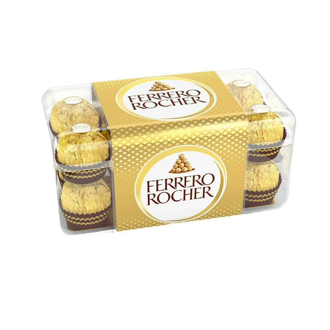 Ferrero Rocher Exquisite Hazelnut And Milk Chocolate | Premium Gift Box Rich, Creamy, Crunchy and Nutty Chocolate For Special Occasions 