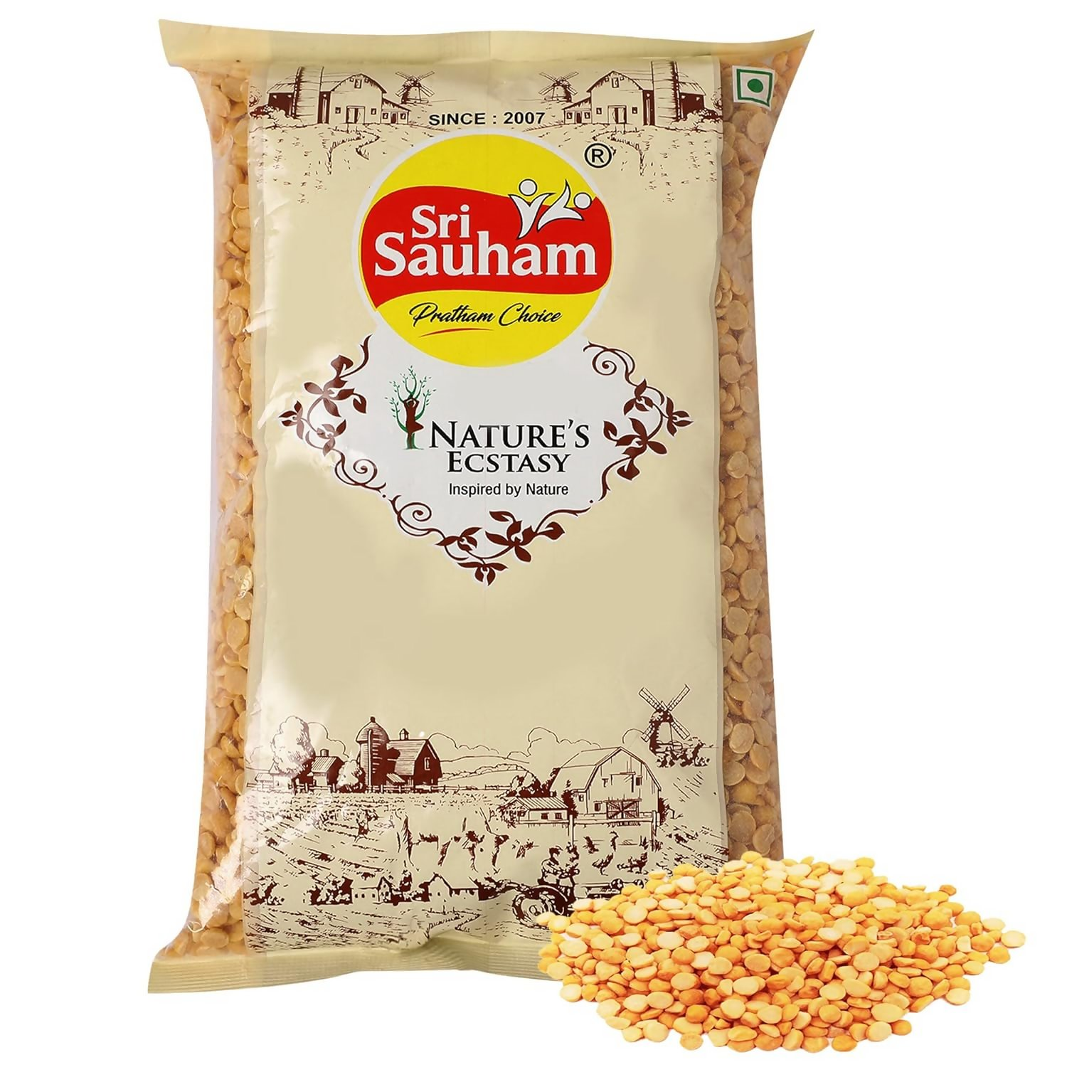 Sri Sauham Premium Unpolished Toor Dal
