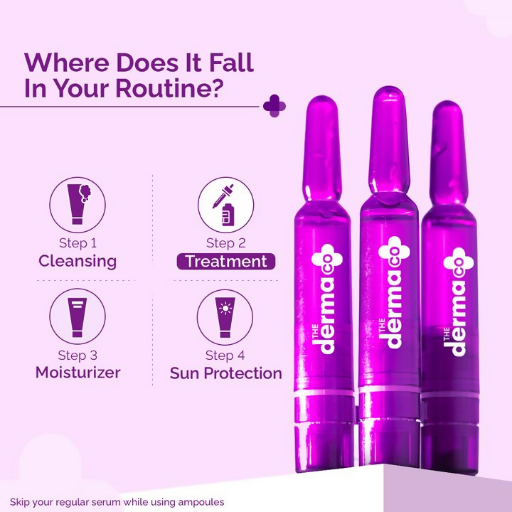 The Derma Co 5% Glycolic + 2% Kojic Pigmentation Corrector Ampoule Kit  Grab2Buy The Derma Co Grab2Buy