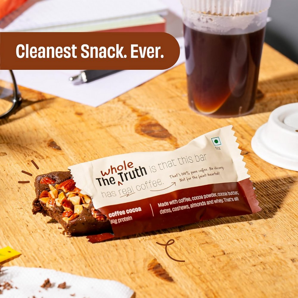 The Whole Truth Protein Bars - Coffee Cocoa  Grab2Buy The Whole Truth Grab2Buy
