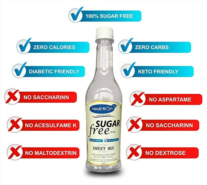 Newtrition Plus Sugar Free Sweet Mix Syrup 