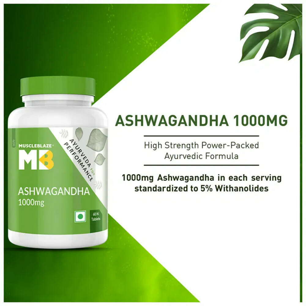 MuscleBlaze Ashwagandha Tablets 