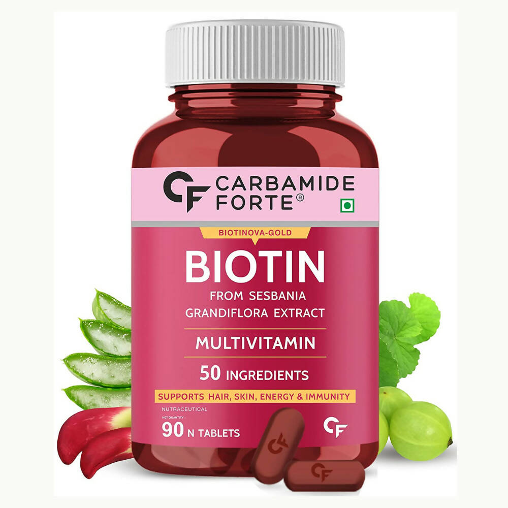 Carbamide Forte Biotin Tablets with 50 Multivitamin Ingredients for Women & Men 