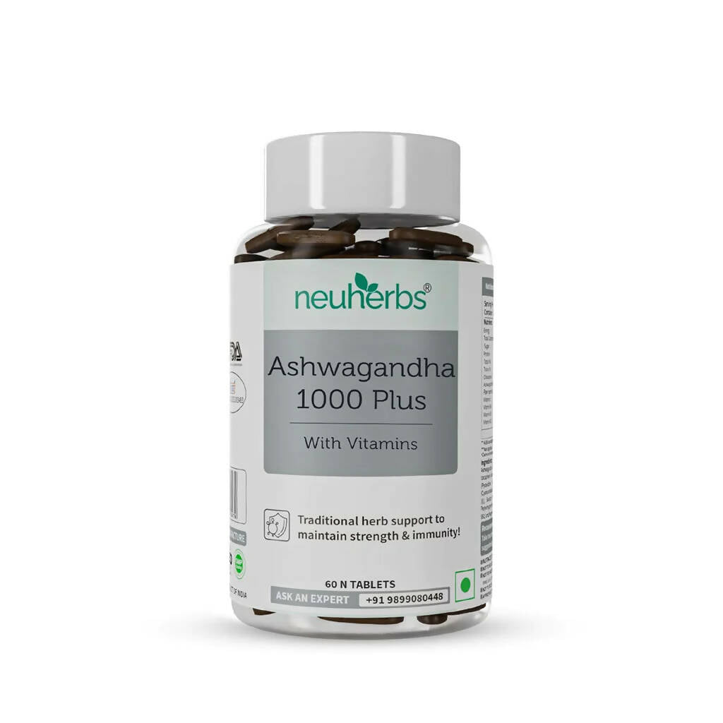 Neuherbs Ashwagandha 1000 Plus Tablets with Vitamins 