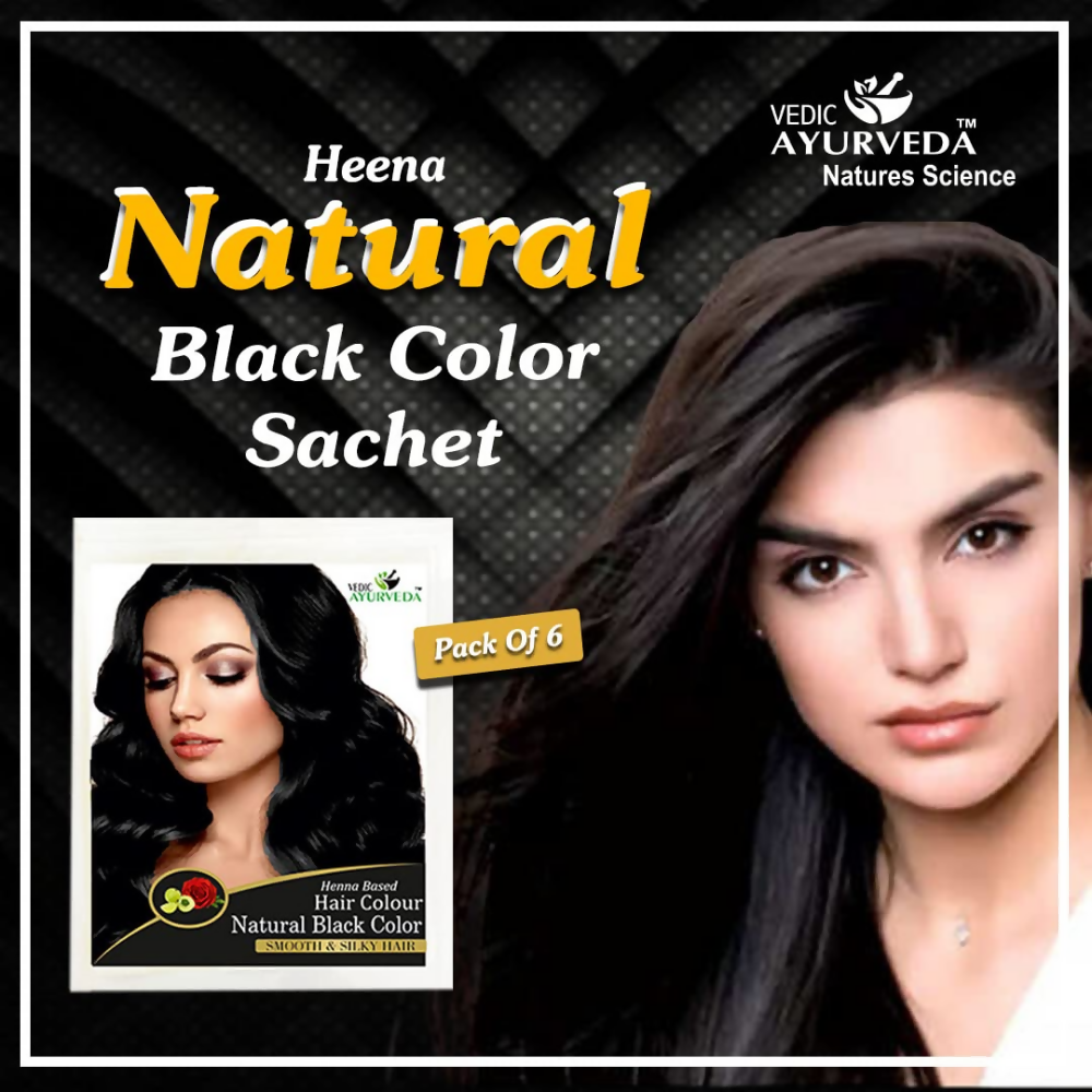 VedicAyurveda Henna Hair Color - Black  Grab2Buy VedicAyurveda Grab2Buy