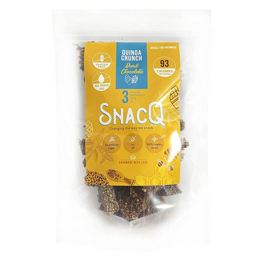 SnacQ Quinoa Crunch Dark Chocolate 