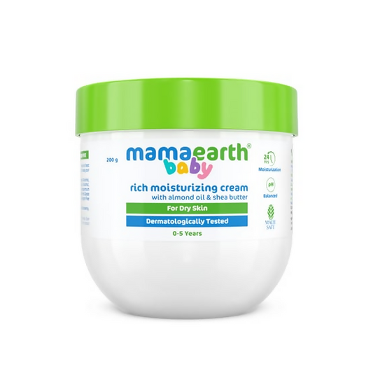 Mamaearth Baby Rich Moisturizing Cream With Almond Oil & Shea Butter - Grab2buy