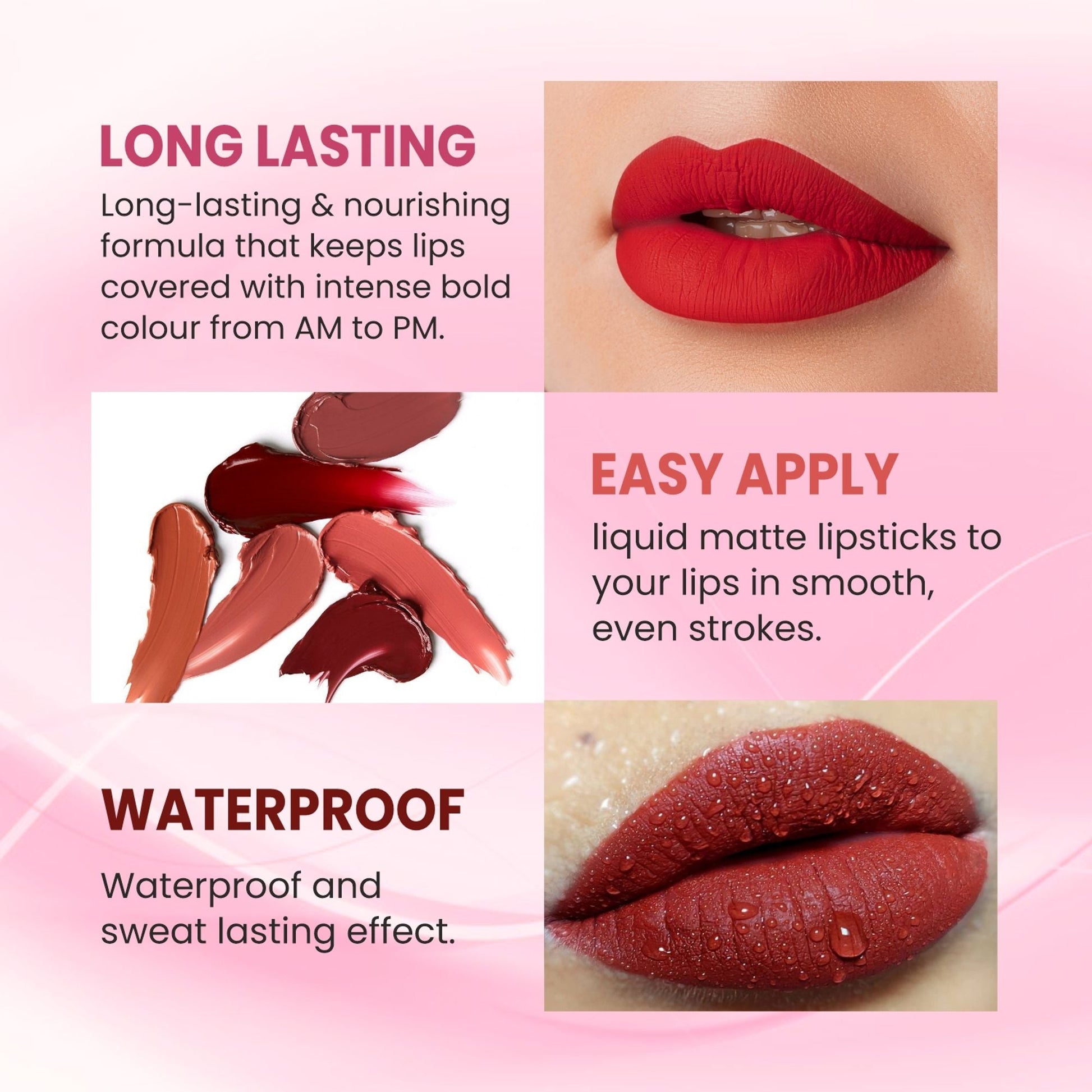 VERYMISS Ultra Velvet Matte Liquid Lipstick - 206 Berry Red  Grab2Buy VERYMISS Grab2Buy