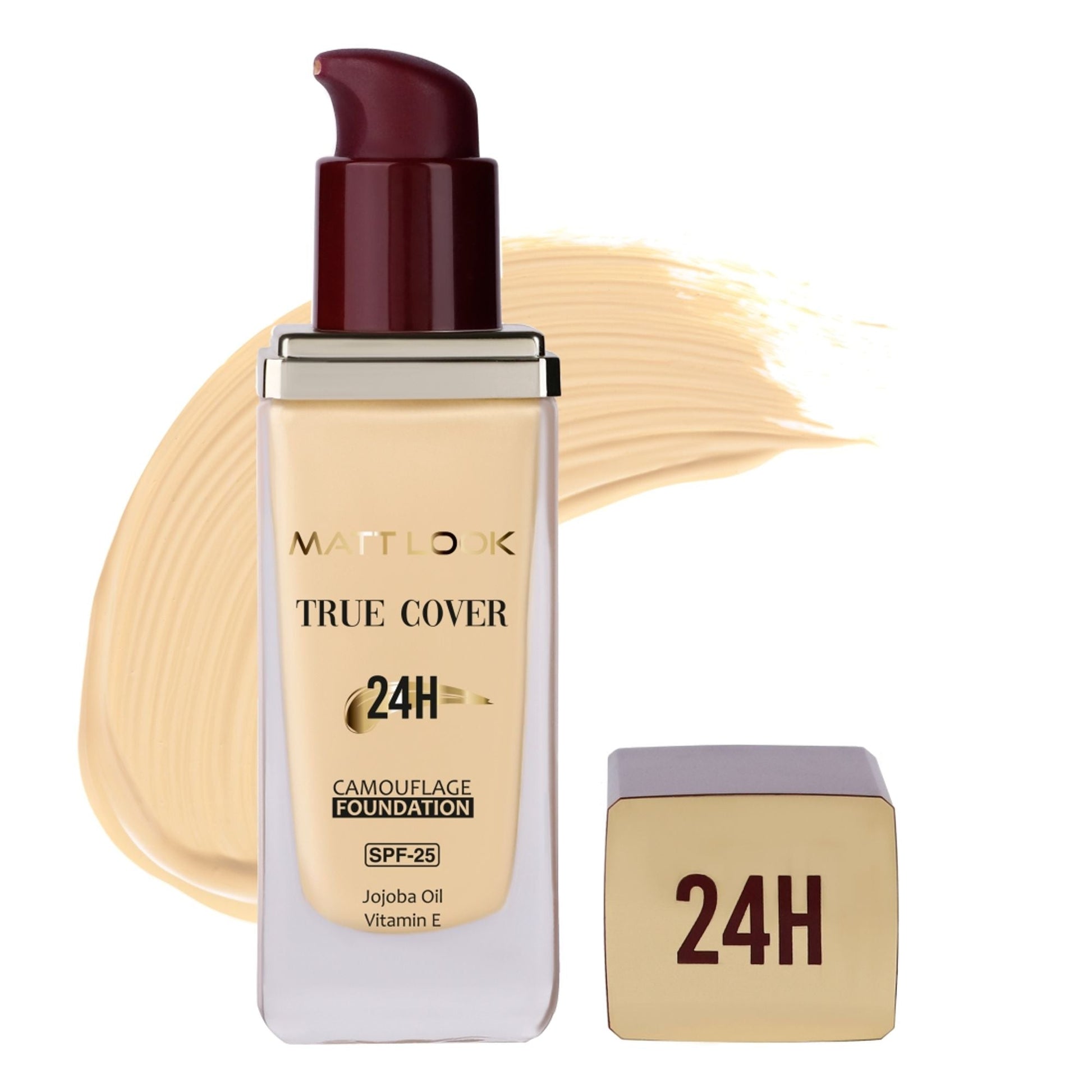 Matt Look True Cover Camouflage 24Hrs Long Stay Foundation - Warm Nude 