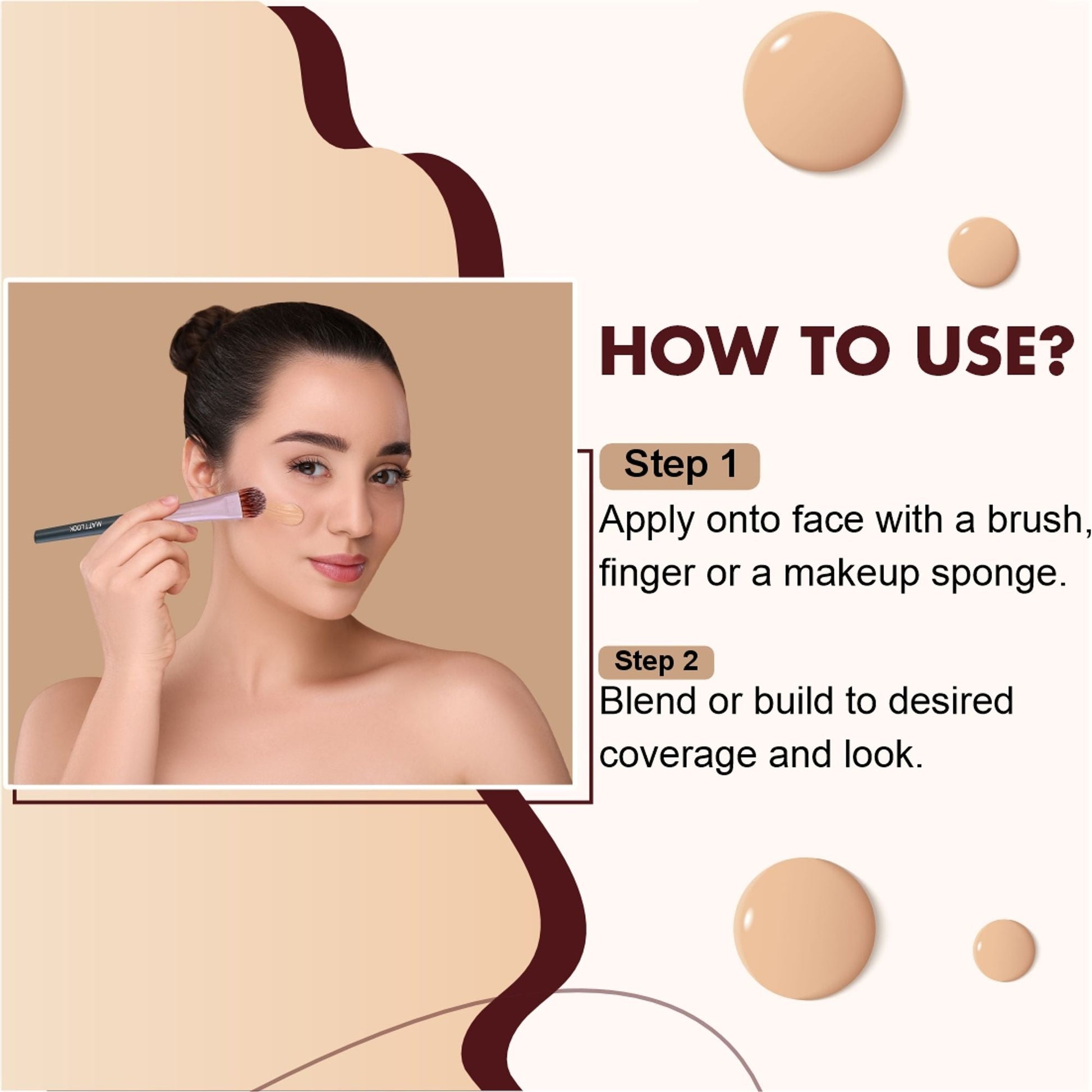 Matt Look True Cover Camouflage 24Hrs Long Stay Foundation - Sun Beige 
