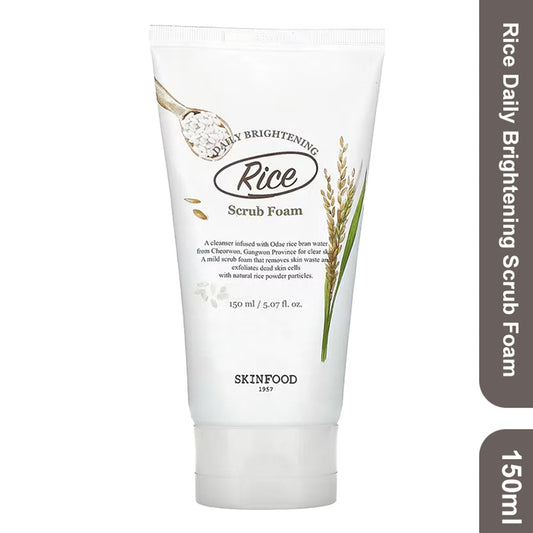 Skinfood Rice Daily Brightening Scrub Foam