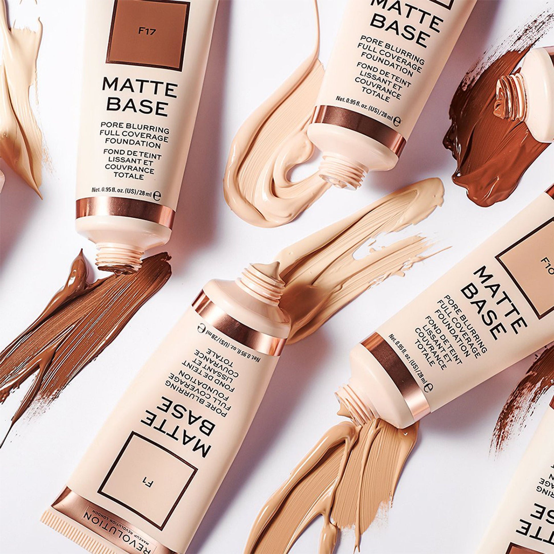 Makeup Revolution Matte Base Foundation - F5