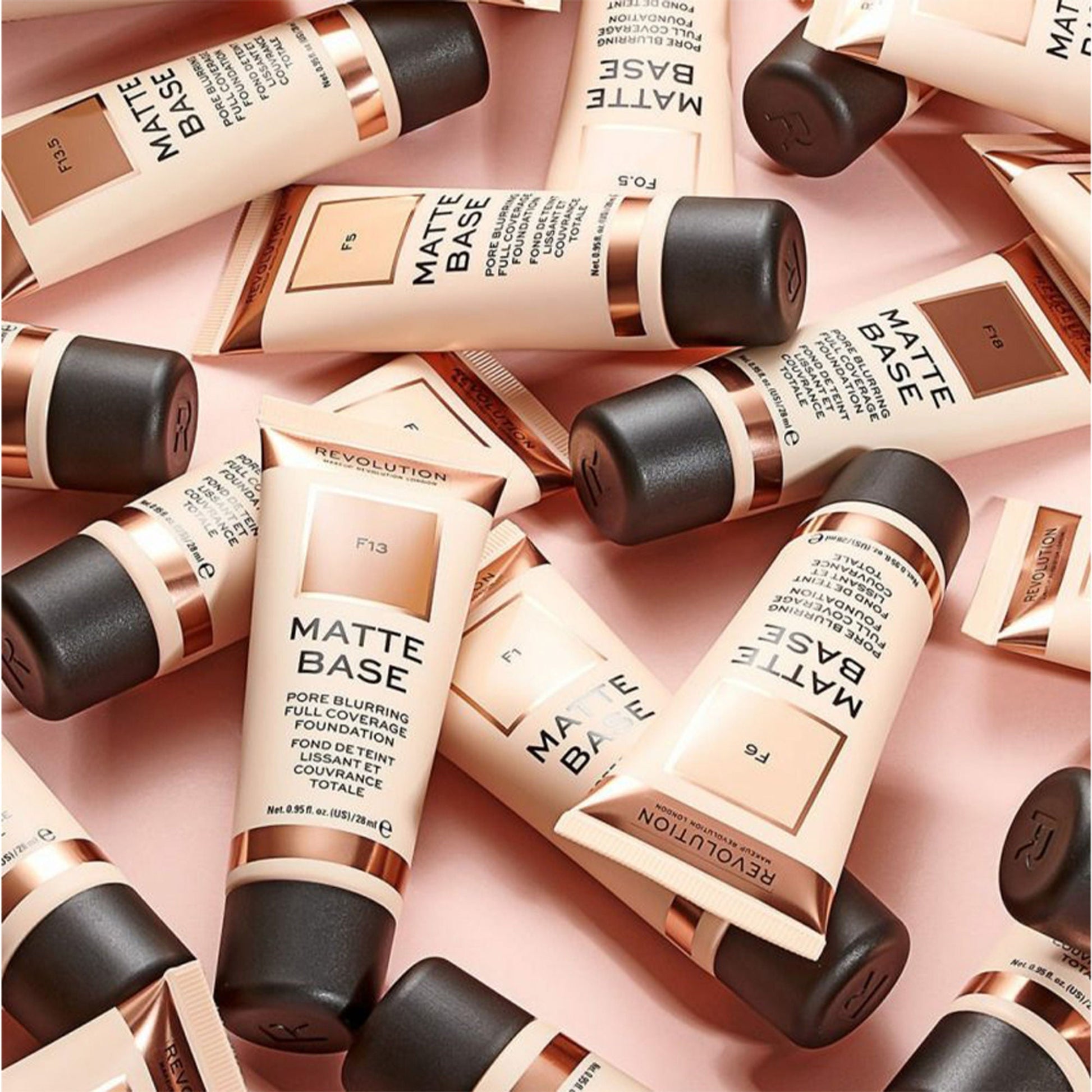 Makeup Revolution Matte Base Foundation - F5