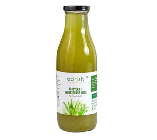 Adrish Organic Aloevera + Wheatgrass Juice  Grab2Buy Adrish Grab2Buy